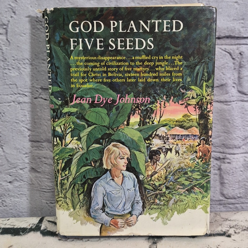 VINTAGE GOD PLANTED FIVE SEEDS Jean Dye Johnson HCDJ 1966 Christian Martyrs